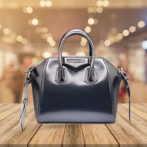 Givenchy Mini Antigona Box Leather Satchel